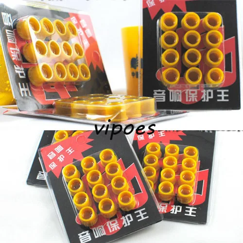 

Free Shipping 12pcs YELLOW & GREEN RCA female Jack connector PROTECT CAP dust proof cover