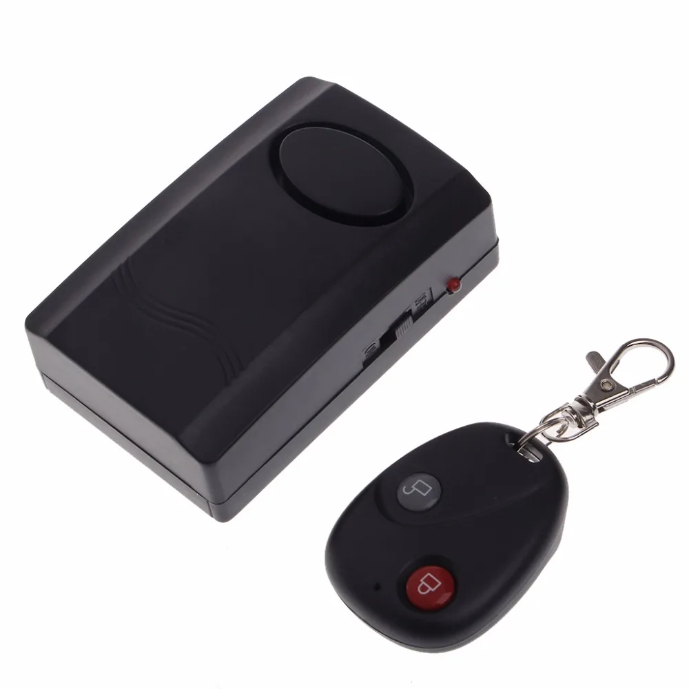 

Security Wireless Remote Control Vibration Motorcycle Car Detector Burglar Alarm