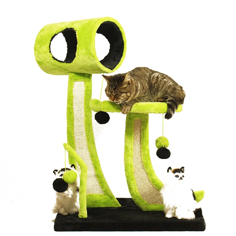 

Creative Pet Furniture House for Cats Tree Climbing Sisal Cat Scratching Post Tree Tower Clawing Toy Cat Shelf Jumping Platform