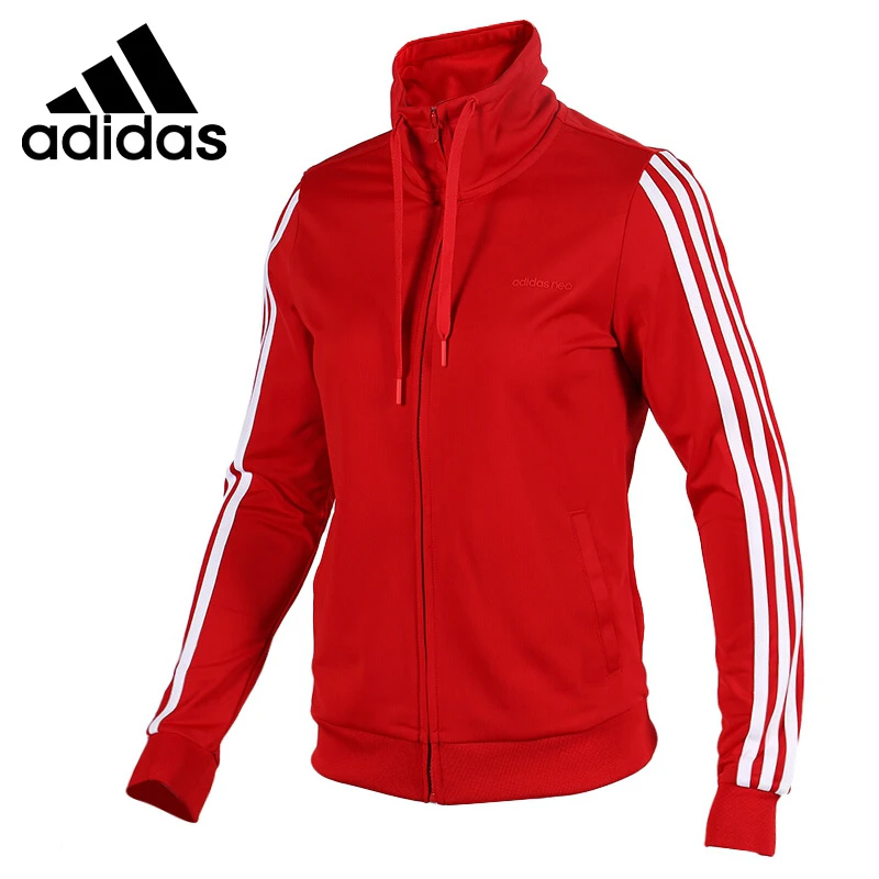 Original nueva llegada Adidas NEO etiqueta W FRN TRICOT TT de las mujeres chaqueta con capucha ropa deportiva|originals adidas originals|sportswear womensportswear women adidas -