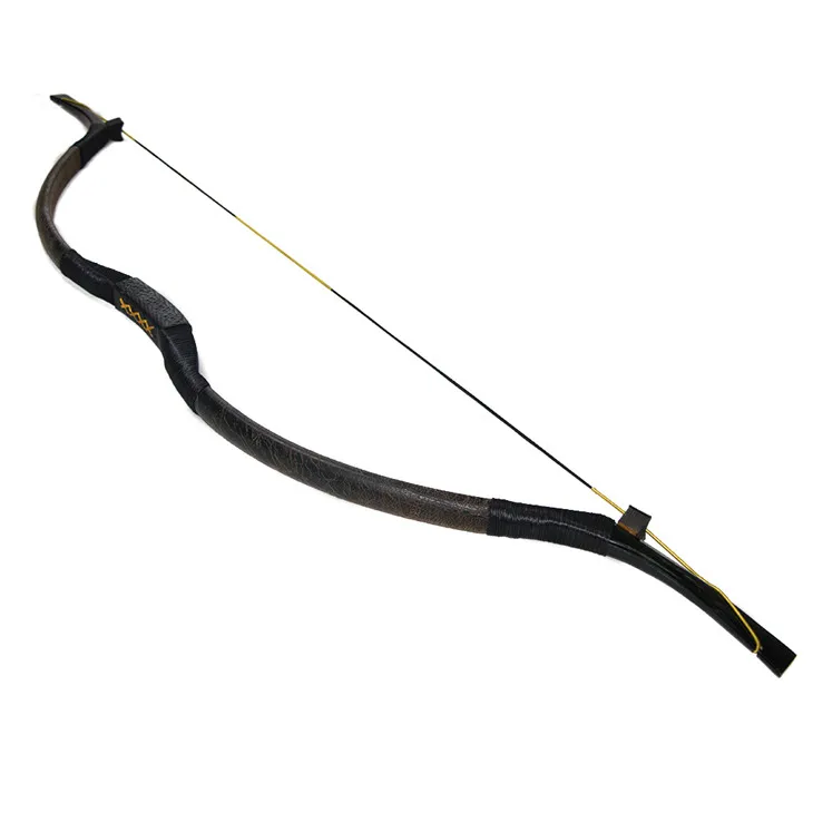 

1pc China Traditional Manchu Archery recurve bow Handmade Wooden laminated Bow for archery shooting Hunting