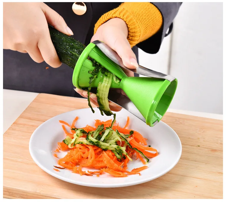 1 шт. растительный спирализатор комплект спиральный измельчитель нож кабачок морковь спагетти, макароны, лапша производитель, Shred процесс устройства KX 001
