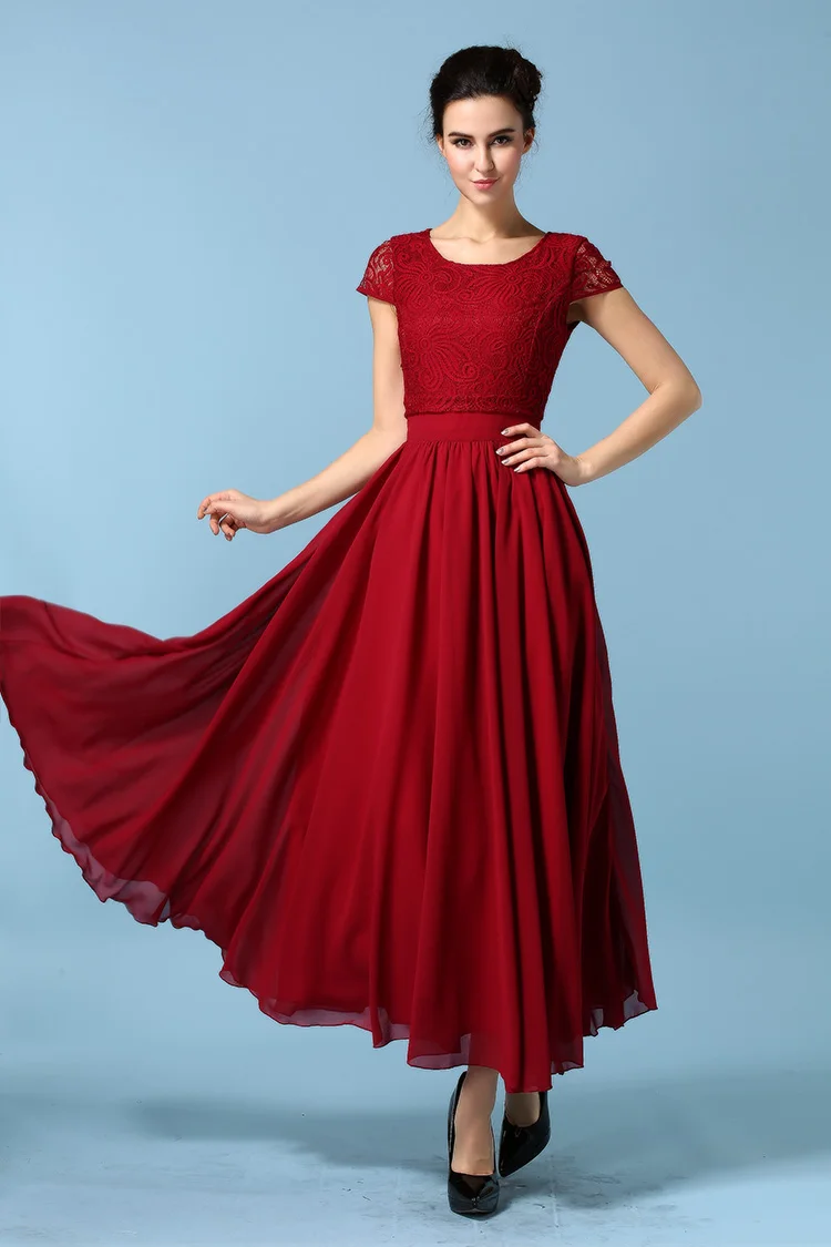 spring and summer long frocks