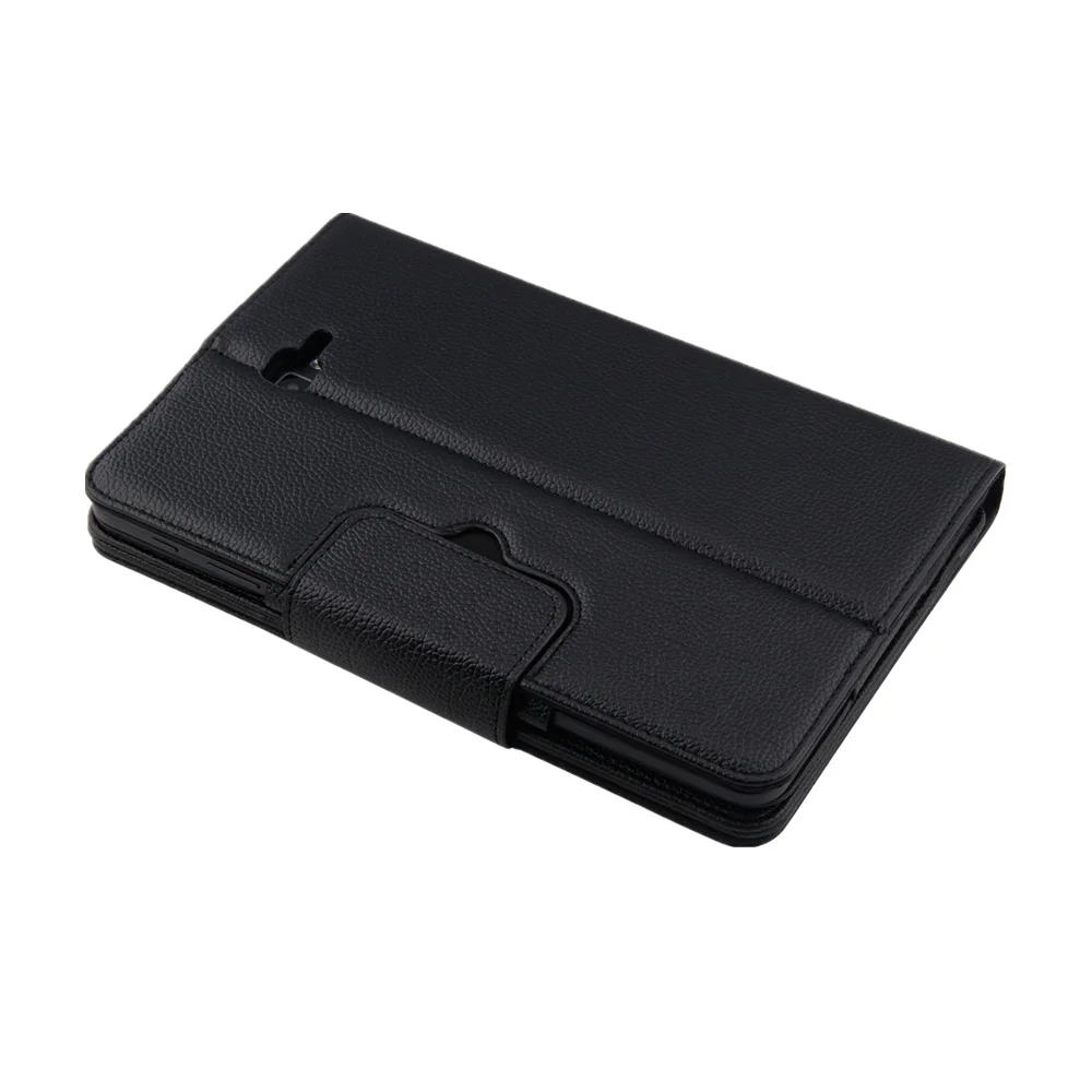 Bluetooth Keyboard Folio Leather Case For Samsung TabA 10.1 T580 T585N Black Waterproof Dustproof 