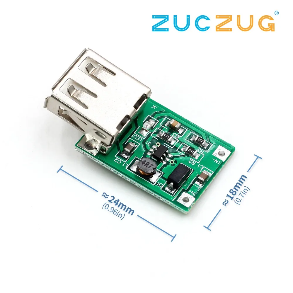 DC преобразователь step up module (0 9 V ~ 5V) до 5V 600MA USB booster circuit board boost|Интегральные схемы| |