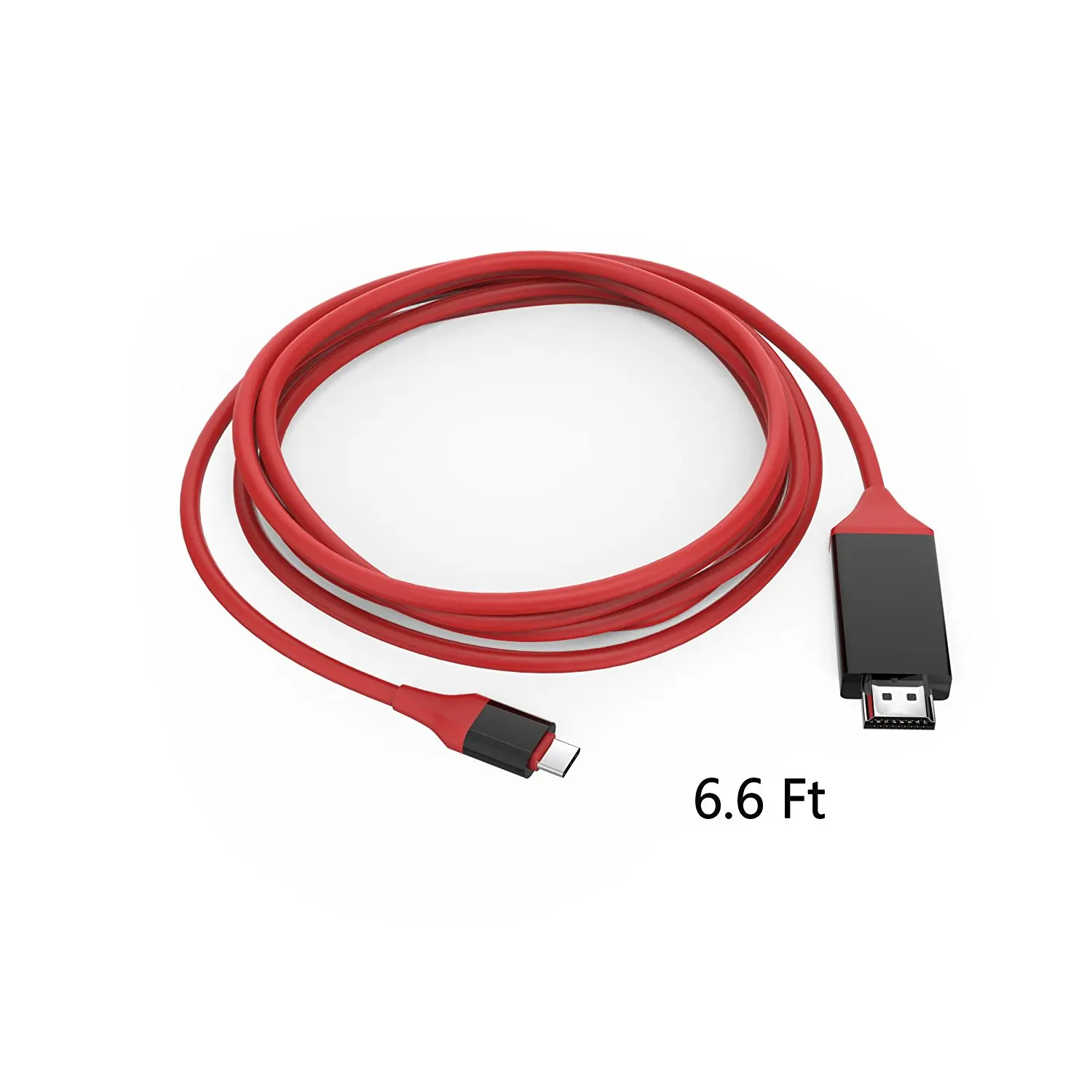 2m 4K USB C к HDMI Type адаптер для MacBook Pro 2017 Imac Samsung Galaxy S8 S9 Plus Xiaomi Mi A1 max2 6X|Зарядные