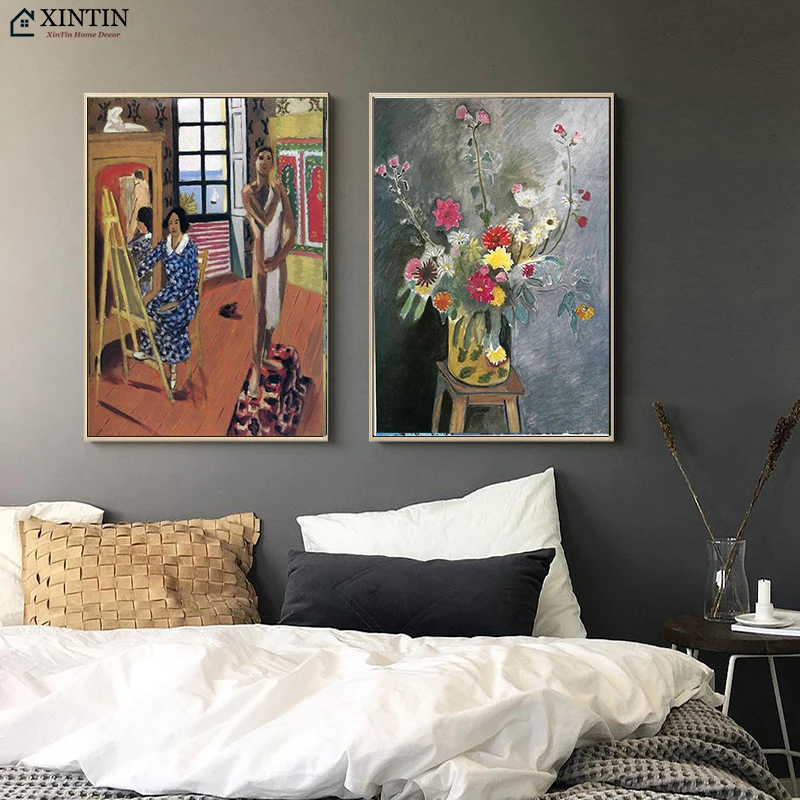 Анри Матисс Fauvism абстрактный боди арт девушка танцор холст картины винтажные