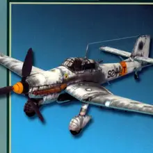 GPM версия истребитель Ju-87 D-3 истребитель 3D бумажная модель DIY
