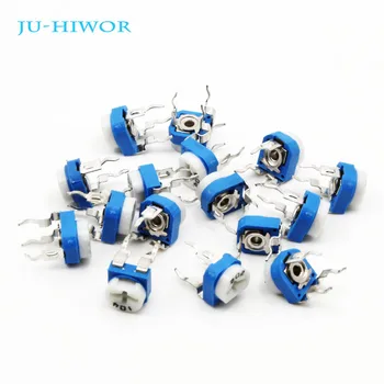 

20pcs RM065 Variable Resistor 100 200 500 102 2K 5K 10K 100K 200K 1M 500K ohm Carbon Film Trimming Trimpot Potentiometer