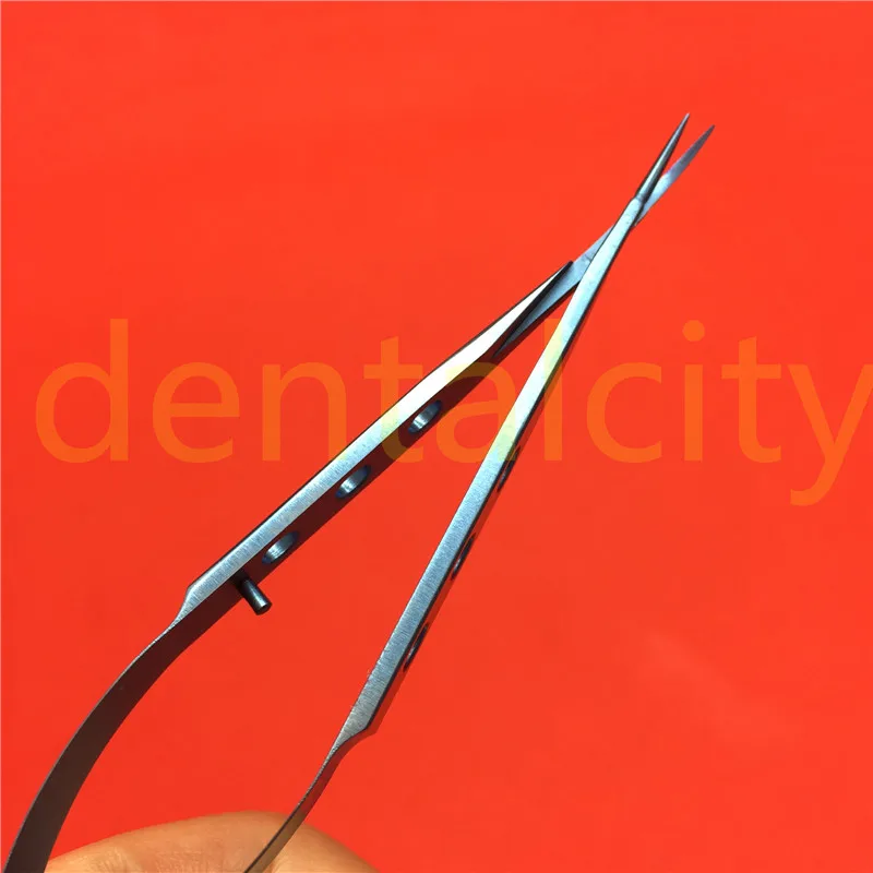 Titânio Íris Tesoura Curvada Instrumento Cirúrgico Oftálmico 1 Pces 105mm 13 Instrumentos p/ pálpebra