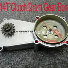 14teeth T8F 14 T Корпус барабана сцепления коробка передач 47 49cc двигатели Мини карманный квадроцикл ATV
