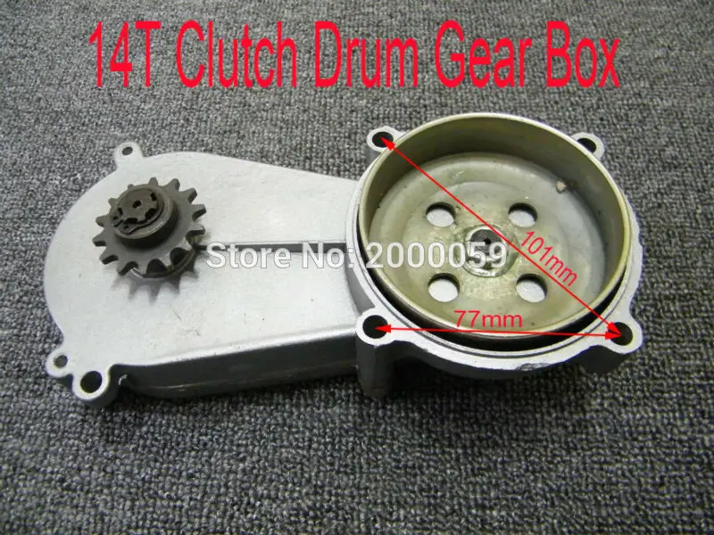 

14 Teeth T8F 14T Clutch Drum Housing Gear Box 47 49cc Engines Mini Pocket Quad Dirt Bike ATV