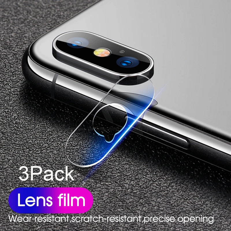 

3Pack Tempered Glass For iPhone 7 Protective Camera Lens Glass Protector For iPhone 8 Plus X XS Max XR Rear Lens Protection Film