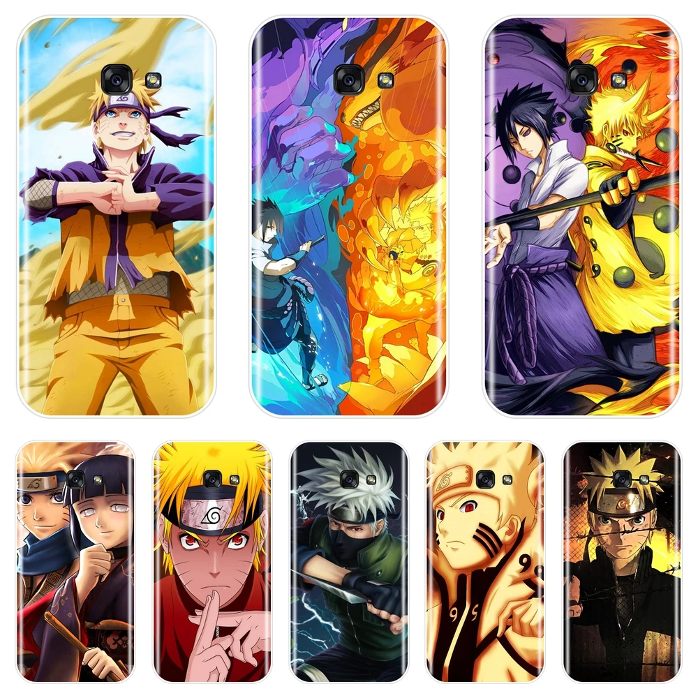 

Anime Naruto Phone Case For Samsung Galaxy A3 A5 A7 2016 2017 Silicone Soft Back Cover For Samsung A5 A7 2018 A6 A8 Plus Case