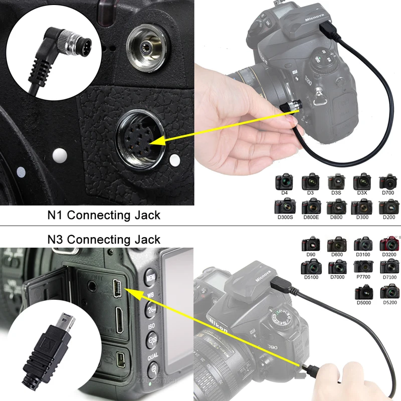 Micnova gps-N Plus gps приемник спуска затвора для Nikon D5200 D3200 D3100 D7100 D800 D700 D90 D300s D4 D3s D3x D2Xs SLR камеры
