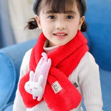 2018New осень-зима шарфы с героями мультфильмов для маленьких мальчиков и девочек шарфы дети плюшевые шарф для кошек и собак склонны медведь