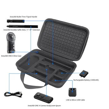 

Protective Storage Bag Travel Carrying Case For Insta360 ONE X Action Camera Carrying Case Portable Storage Bag Accessories