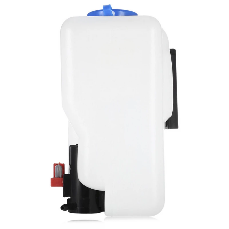 white 12V Universal Car Windshield Washer Reservoir Pump Bottle Jet Switch Kit