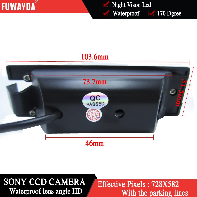 Автомобильная камера заднего вида FUWAYDA HD SONY CCD + 4 3 дюймовое зеркало monito для Vauxhall OPEL