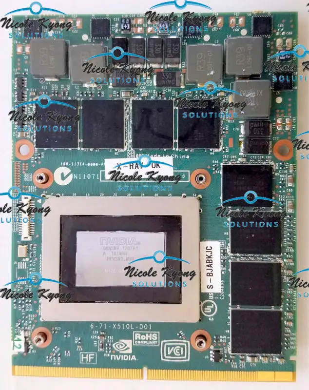  no X- bracket GTX675M GTX 675M 2G Video Graphics Card For Clevo X511 X711 X7200 X8100 P150HM P170HM P150EM P170EM P150SM P170SM 