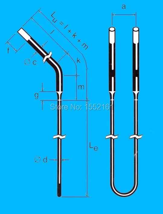 price muffle Furnace molybdenum disilicide Mosi2 U type