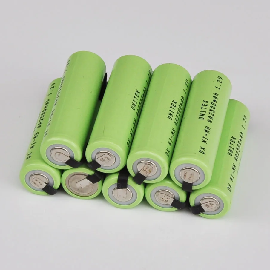 Bateria para marrón afeitadora 7475 1,2v 2500mah/3wh NiMH verde 