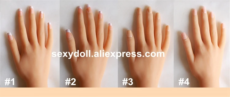 real silicone sex doll nails color
