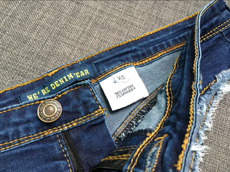 Summer Sexy Low Waist Denim Women Jeans Skinny Elastic Mini Short Pants Hot Butt Tight Exposed Night Club Women Blue Pants Jeans (15)