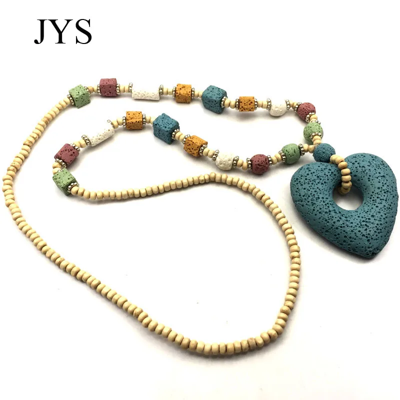 

HOT SALE EUROPE 45CM L 1PCS/LOT MULTICOLOR NECKLACE LAVA NECKLACE WOMEN NECKLACE FOR JEWELRY FINDING
