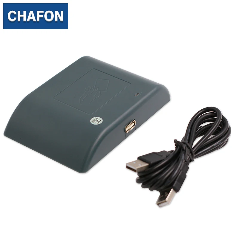 

Desktop USB rfid reader 125khz em4100 with 10 digit Hex output format for personal identification