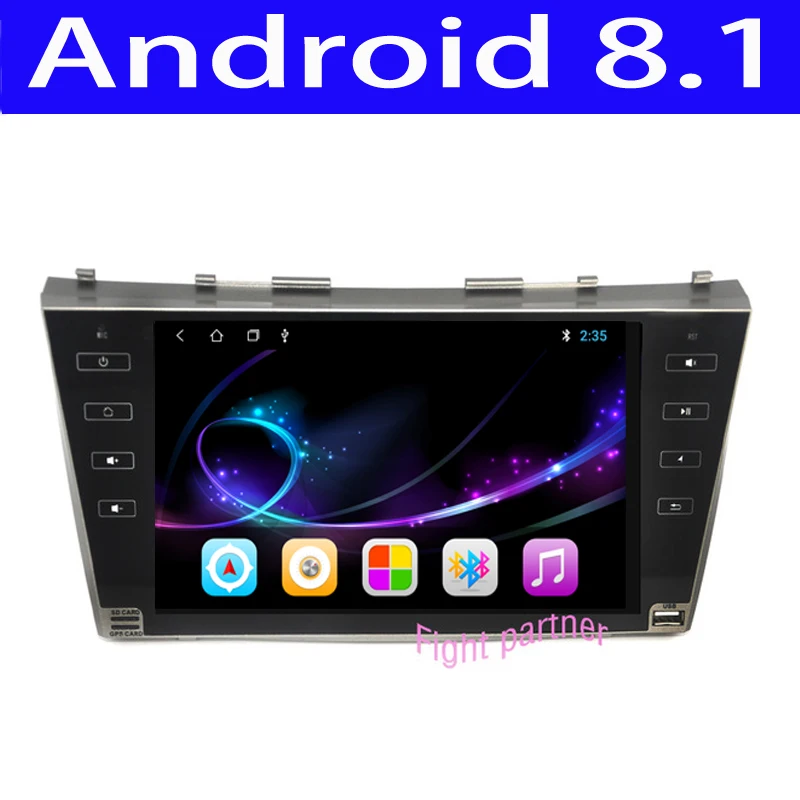 Новейший автомобильный dvd плеер Android 8 1 с gps навигацией для Toyota Camry 40 2007 2011 по