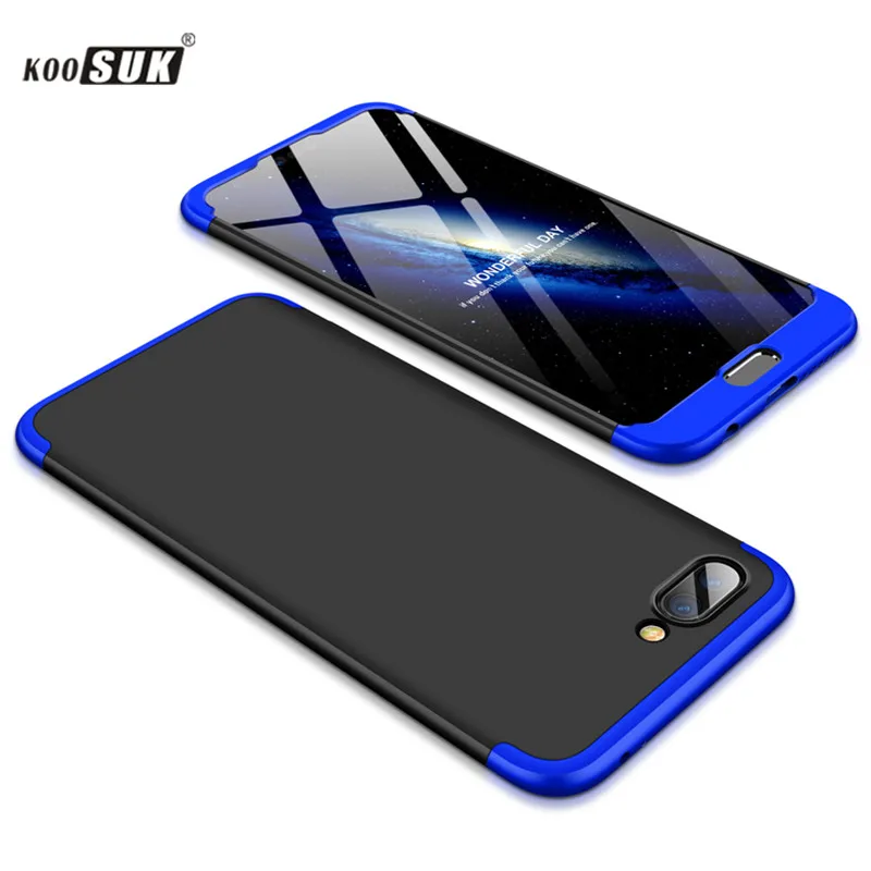 

For Huawei Honor 10 Case KOOSUK 360Anti-Knock Smooth Hard Plastic Protective Phone Shell for Huawei Honor 10 Back Cover