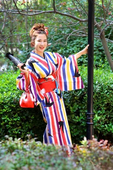 

Japanese Traditional Formal Length Wrinkle Free Ironing Swallow Handle Kimono
