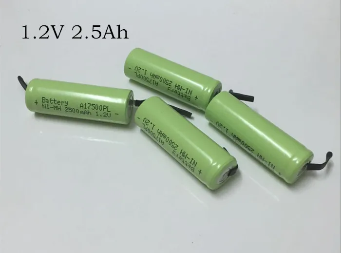 

4PCS/lot Ni-MH 1.2V 2.5Ah Braun Oral-B ProCare Triumph Toothbrush Rechargeable Battery US
