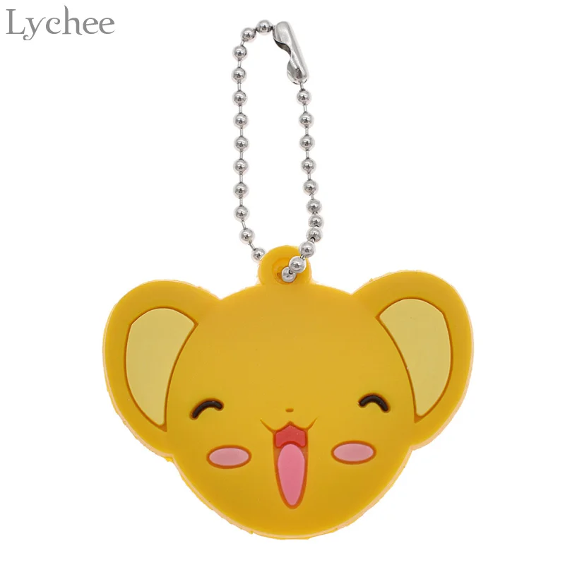 Lychee модные силиконовые чехол для ключей Cardcaptor Sakura милый мультяшный Модные
