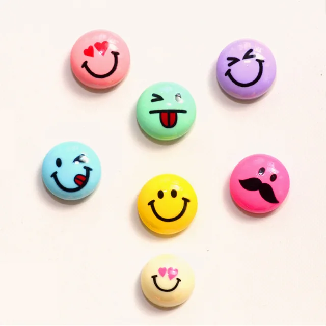 8Pcs/Set Cute Smile Fridge Set Cartoon Face Expression