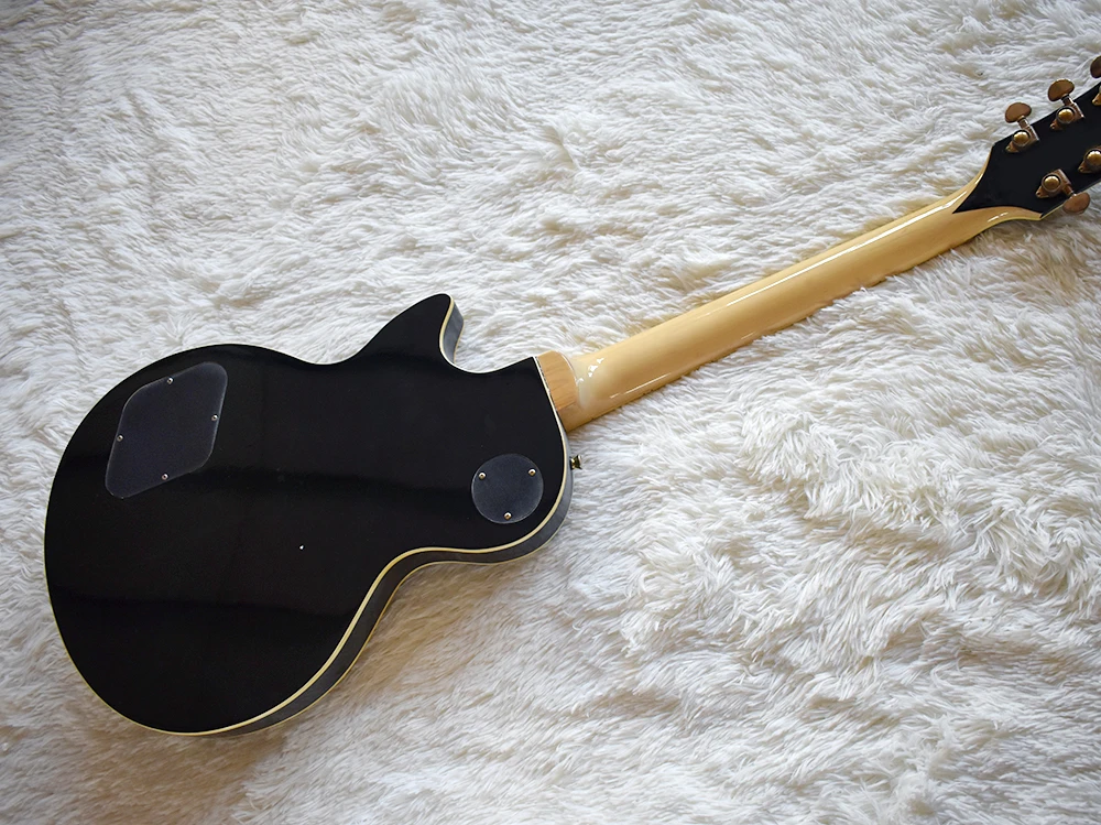 Factory Custom Electric Guitar with Camo Pattern,Gold Hardware,Block White Pearl Frets Inlay,High Quality,Can be Customized