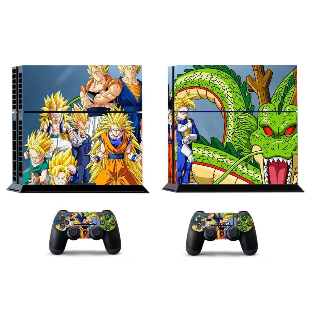 Dragon Ball наклейка для PS4 PS4 стикер Vinly Кожа Наклейка для sony PS4 playstation 4 и 2 контроллера шкуры PS4 наклейка s