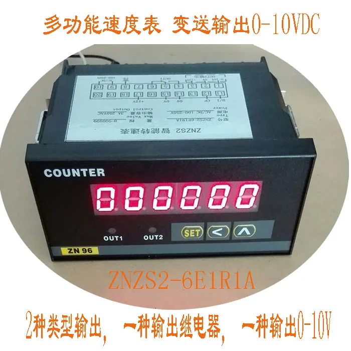 US $59.50 Multifunction Tachometer Line Speed Meter Output 0 10v Input Pulse Signal