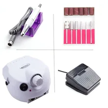 35000 об/мин Электрический Фрезер для ногтей, маникюрный аппарат, Керамический Резак, педикюрный набор, пылесос, аксессуар, напильник, инструмент