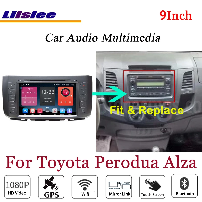 Sale Liislee For Toyota Perodua Alza Stereo Android Radio DVD Player 3G Wifi BT GPS MAP Navigation 1080P System Original NAVI Design 4