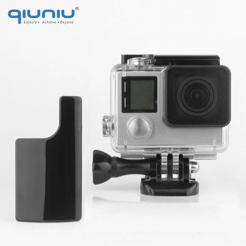 QIUNIU для GoPro аксессуары пластиковая защелка Замена для Go Pro Hero 3+ 4 водонепроницаемый корпус Замок для чемодана пряжка