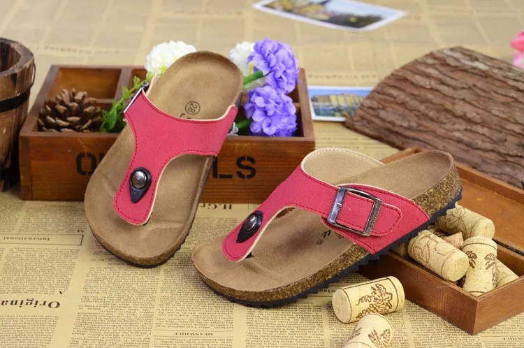 Лето, Новое поступление, для мальчиков и для девочек Туфли Сандалии Корейская версия отцовства пробки обуви взрыв моделей для мальчиков тапочки для девочек