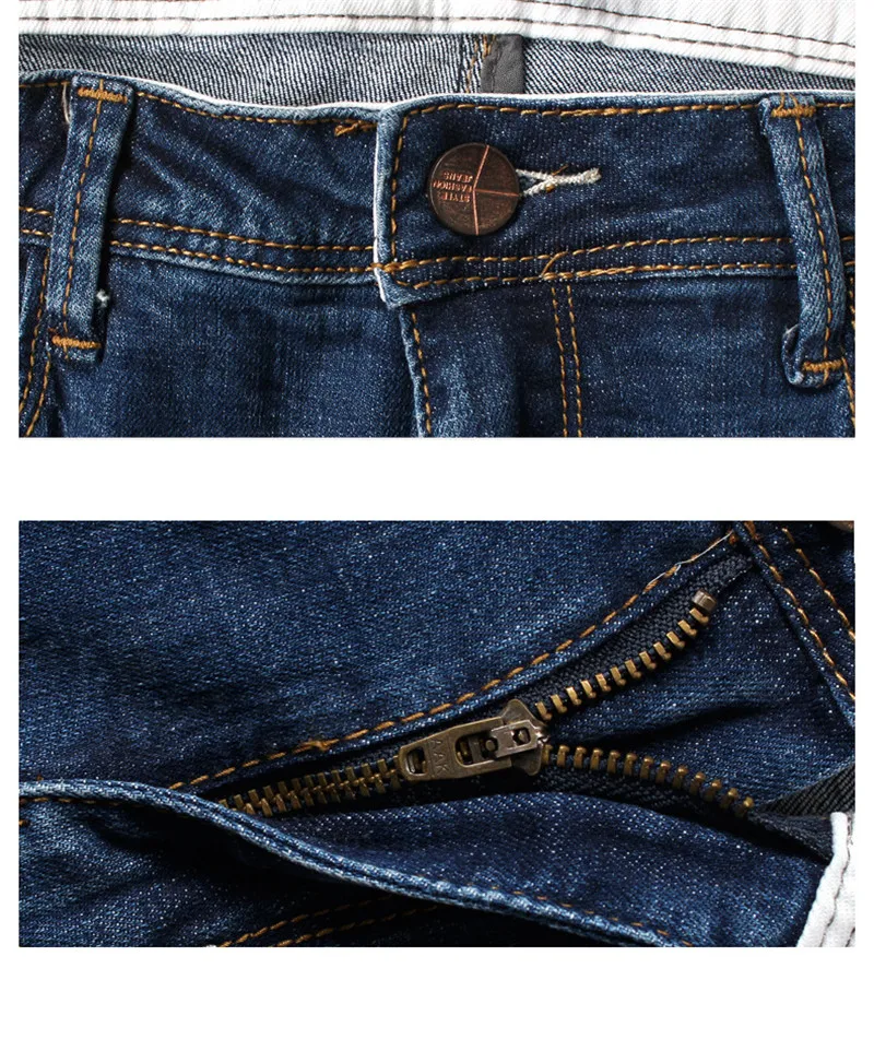 Осень 2017 г. Зауженные джинсы Для мужчин Ручная стирка синие джинсы стрейч Для мужчин; обтягивающие джинсы Slim Fit Джинсы для женщин карандаш