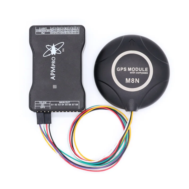 

APM pro+M8N GPS New Mini APM Flight Control Opensource Hardware for Quad Hexa Octa Multicopter Aircraft