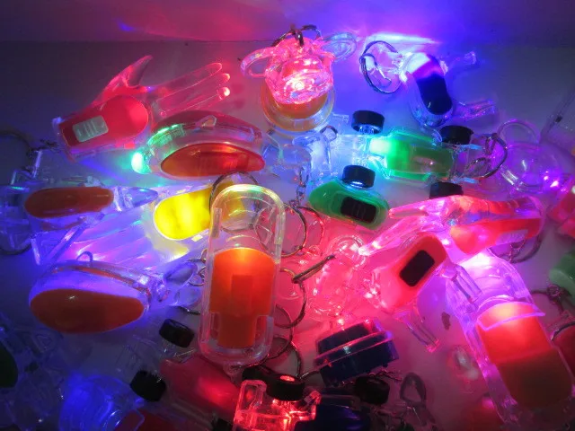 2 шт. Дисней светодиодный Микки Маус плюшевый брелок свет креативный мультфильм свет сумка для ключей подвеска сувенирный подарок детская игрушка