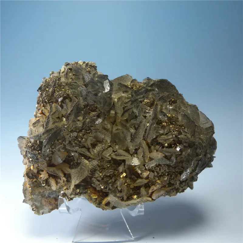 

Natural calcite pyrite mineral crystals stones Ore teaching specimen collection Decoration