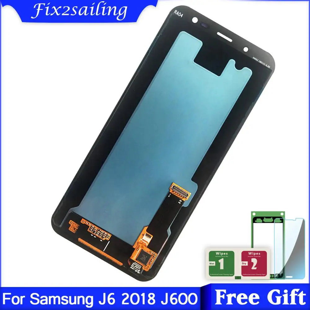 Супер AMOLED LCDs для Samsung Galaxy J6 J600 2018 J600F J600F/DS J600G/DS ЖК-дисплей сенсорный экран