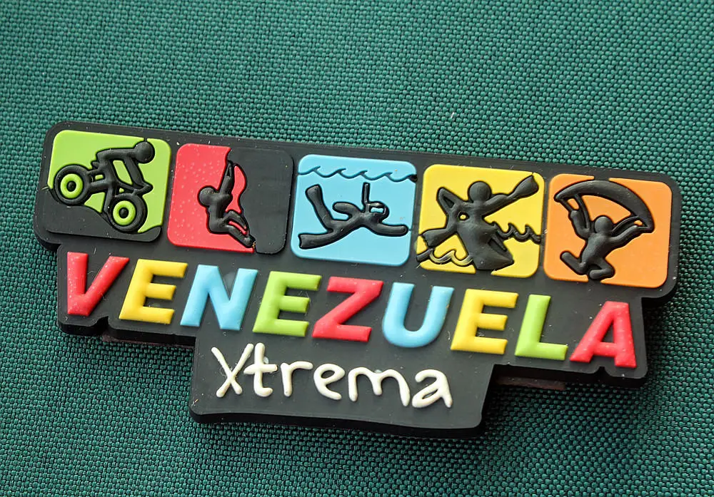 Venezuela Tourist Travel Souvenir, Extreme Sport, Funny Rubber Fridge