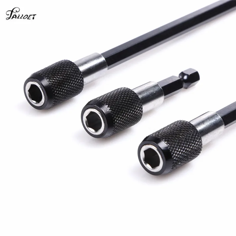 3Pcs/Set Screwdriver Extension Bit Set Quick Release 1/4 Hex